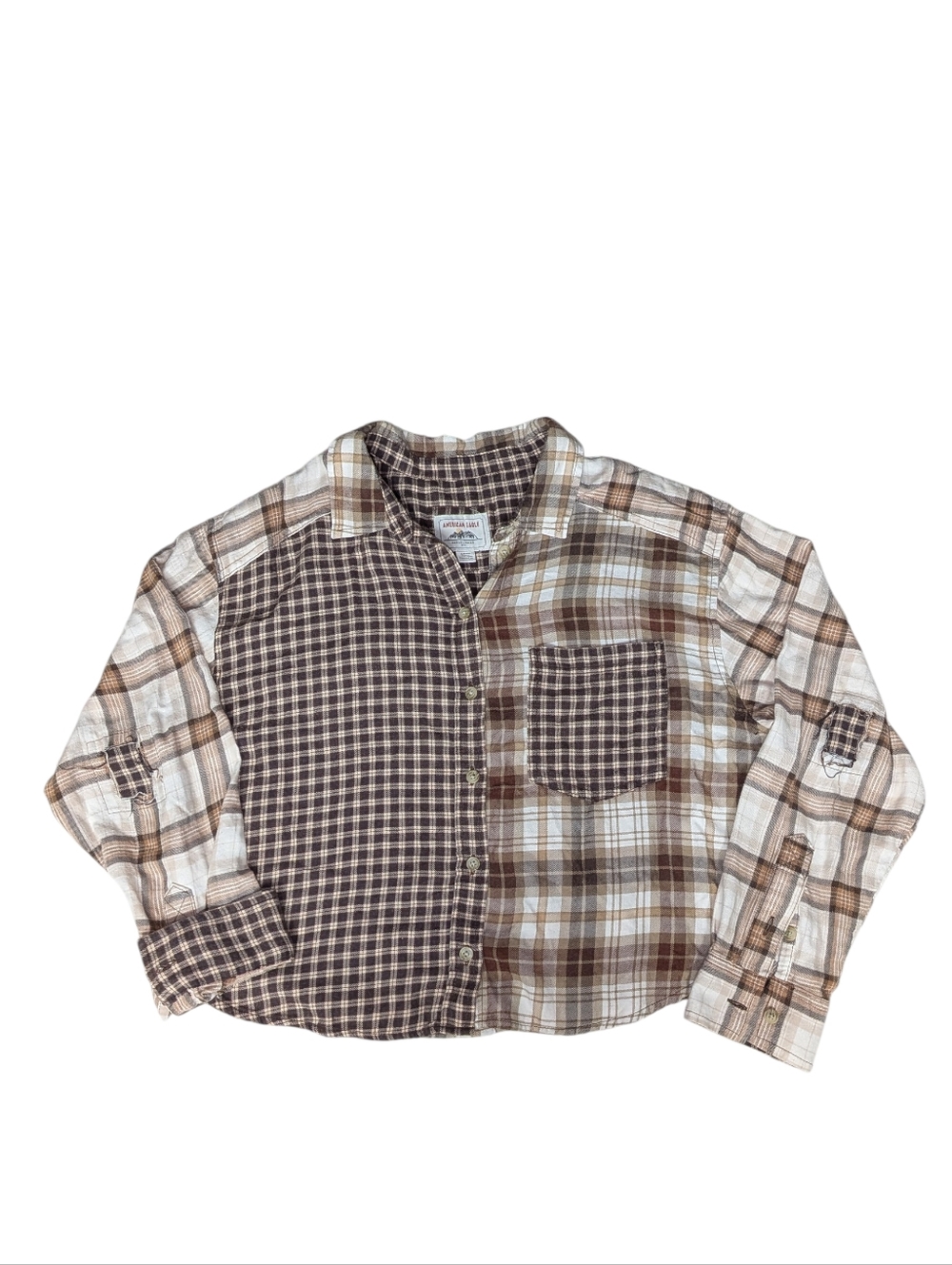 American Eagle Mixed Plaids Flannel